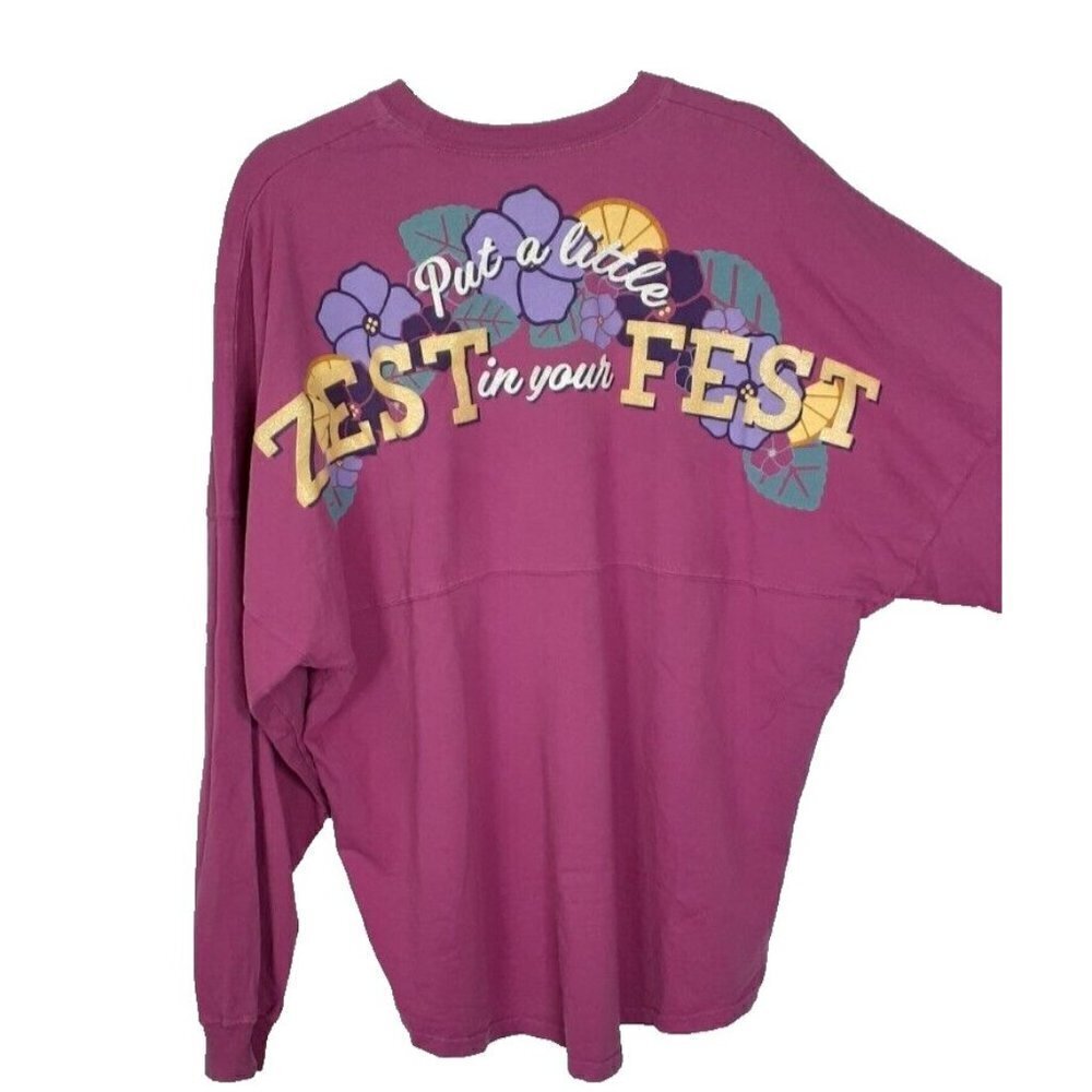 Disney Parks Spirit Jersey 2019 Epcot Flower & Garden Zest In‎ Your Fest Large